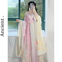 chinese traditional hanfu clothing fairy princess dress tang style cosplay dynasty folk dance costume pink sky blue sweet energy