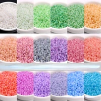 high quality frosted micro color glass rice beads clothing beaded crafts diy hand designed decorations accessories etc