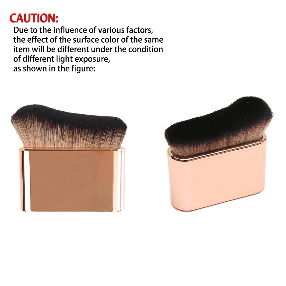 Роскошные кисти для макияжа цвета шампанского плоская Тональная основа