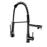 top grade commercial stainless steel torneira cozinha spring pull down kitchen sink faucet