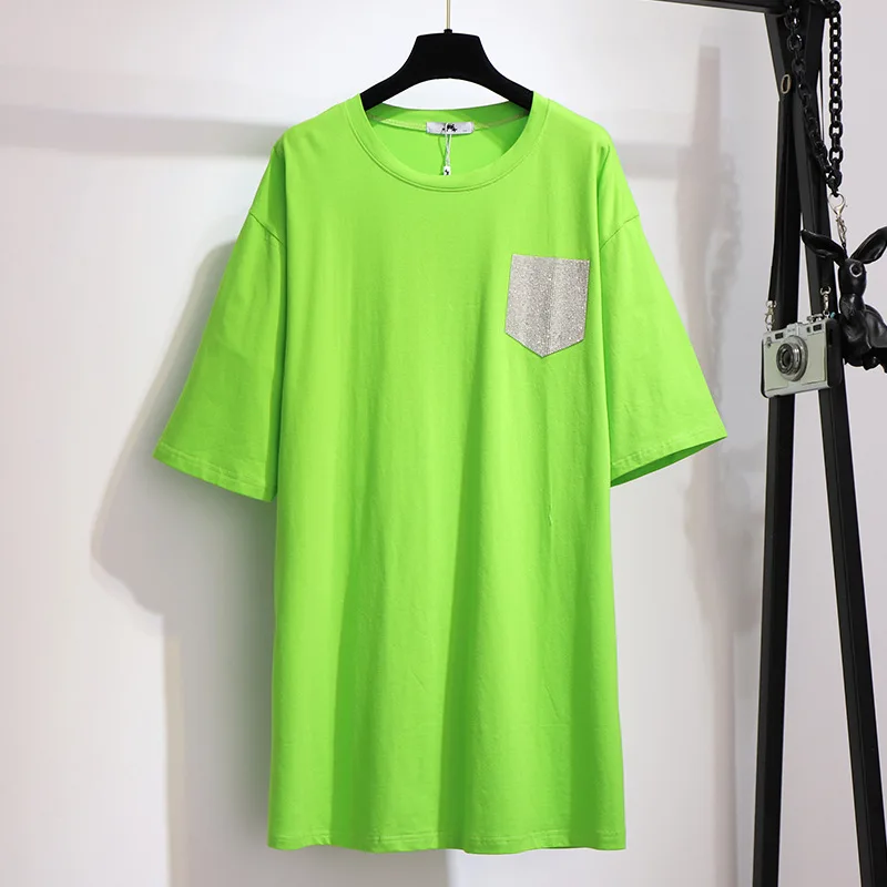 

Women's Summer Maternity New Short Sleeve Mid Length Loose T-Shirt one