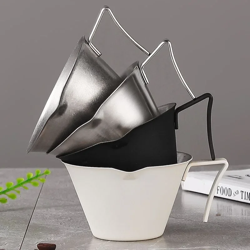 Горячая чашка для эспрессо из нержавеющей стали 304 экстракции 100 мл кофе с носиком