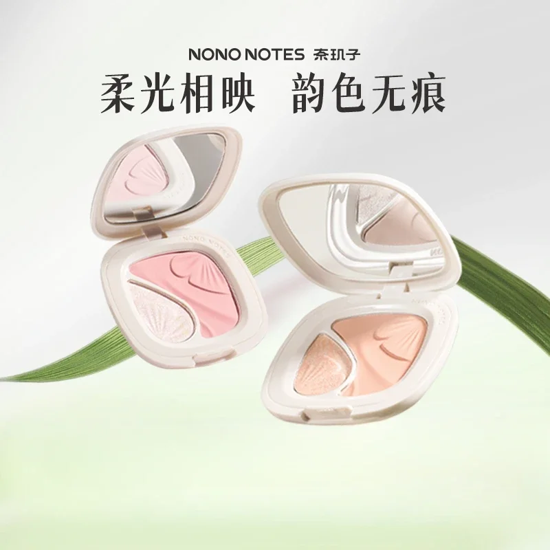 Яркая палитра NONONOTES мягкая Палитра Цветов для щек блестящая матовая косметика