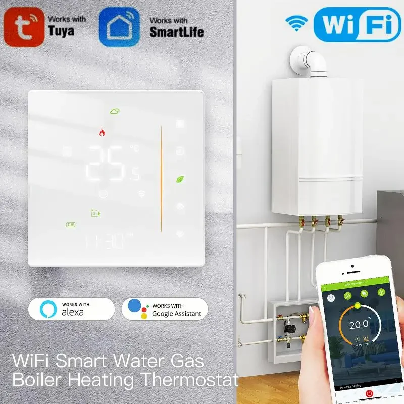 

Интеллектуальный Wi-Fi термостат NEW2023, интеллектуальный dom, электрические gowe water/koкалькулятор, газный пилот