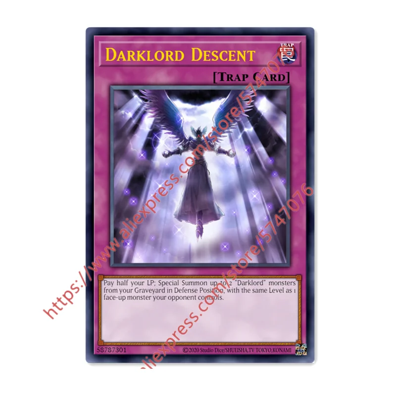 

Yu Gi Oh Darklord Descent SR Japanese English DIY Toys Hobbies Hobby Collectibles Game Collection Anime Cards