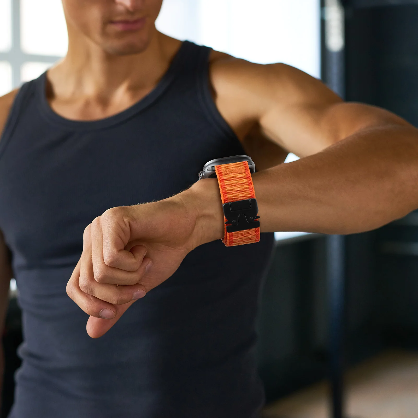 Парашютные ремни для Apple Watch ultra 2, ремешок 49 мм, 46 мм, 45 мм, 41 мм, 42 мм, 38 мм, нейлоновый браслет IWatch Series 10 9 8 7 3 SE 44 мм 40 мм (art.: 3920cd3ea65ba) - 3920cd3ea65ba