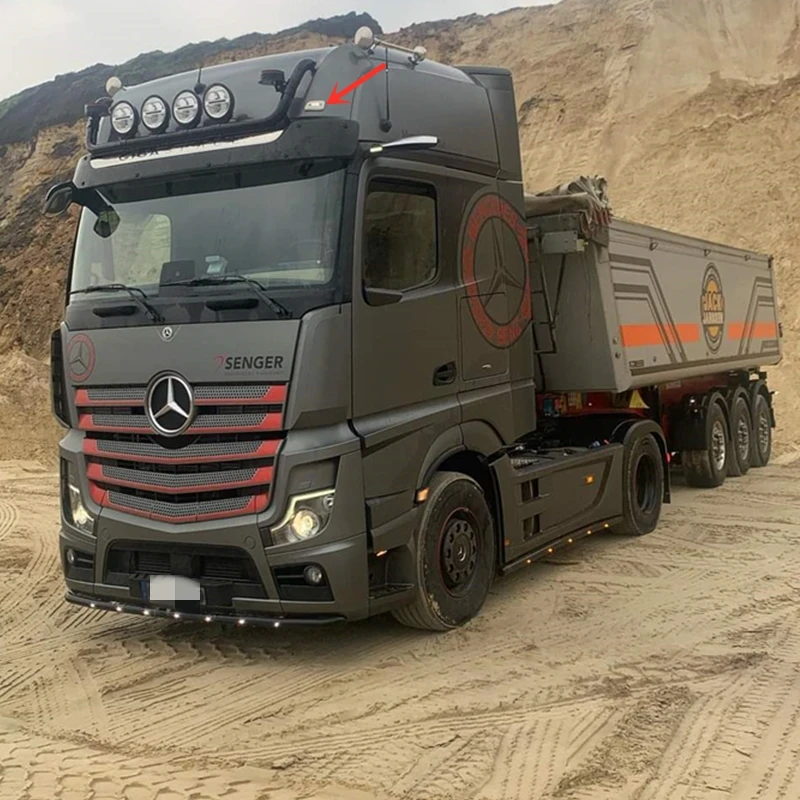 RH/ LH /1 пара 24 В Светодиодная лампа для солнцезащитного козырька Benz Actros MP4 MP5 ANTOS