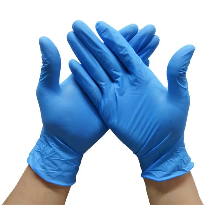 

Blue Domestic Labor Protection Latex Cleaning Gloves Housework High-elastic Gloves Oil Stain-proof Latex Disposable Gloves