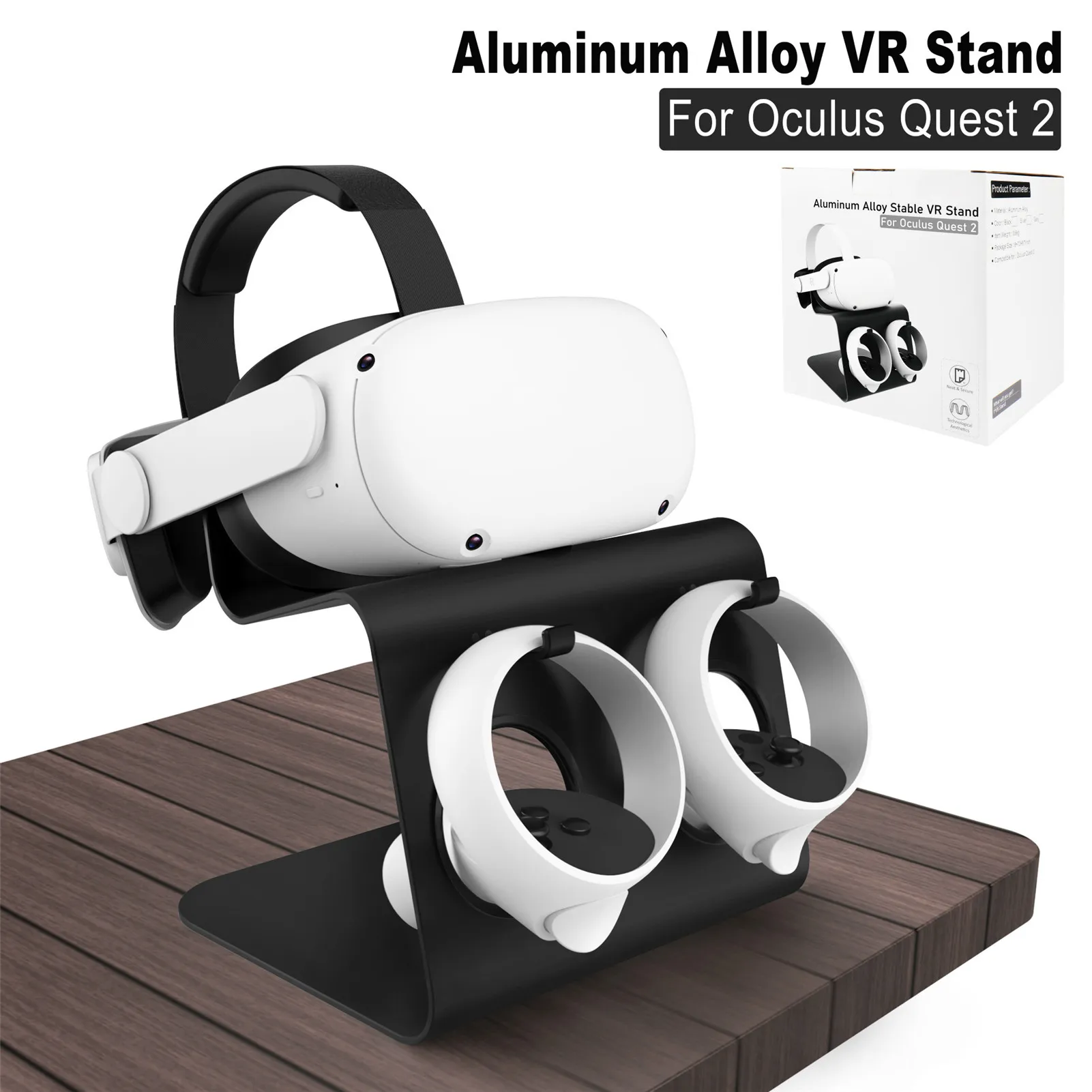 

VR Stand Display Holder ForOculusQuest 2 forRift S forValve forIndex Headset And Touch Controllers Selected Accessories