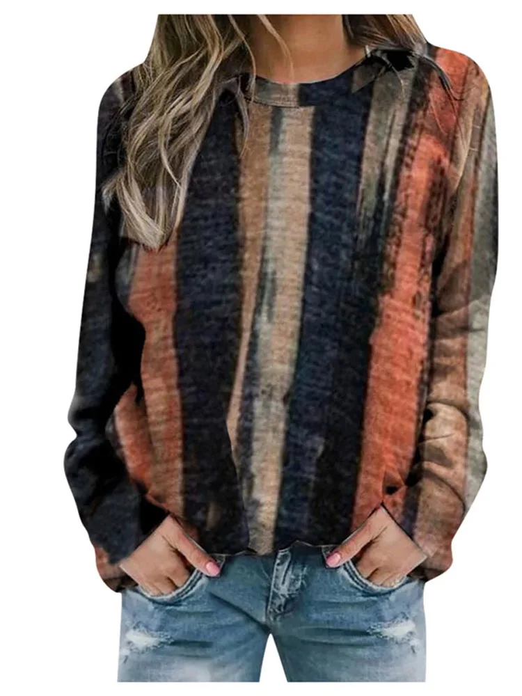 Женская Винтажная Футболка с принтом свободная повседневная футболка большого