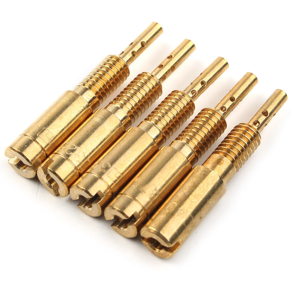 5 шт. мотоциклетный карбюратор пилот заменитель медленной струи # 30-32.5-35-37.5-40 для