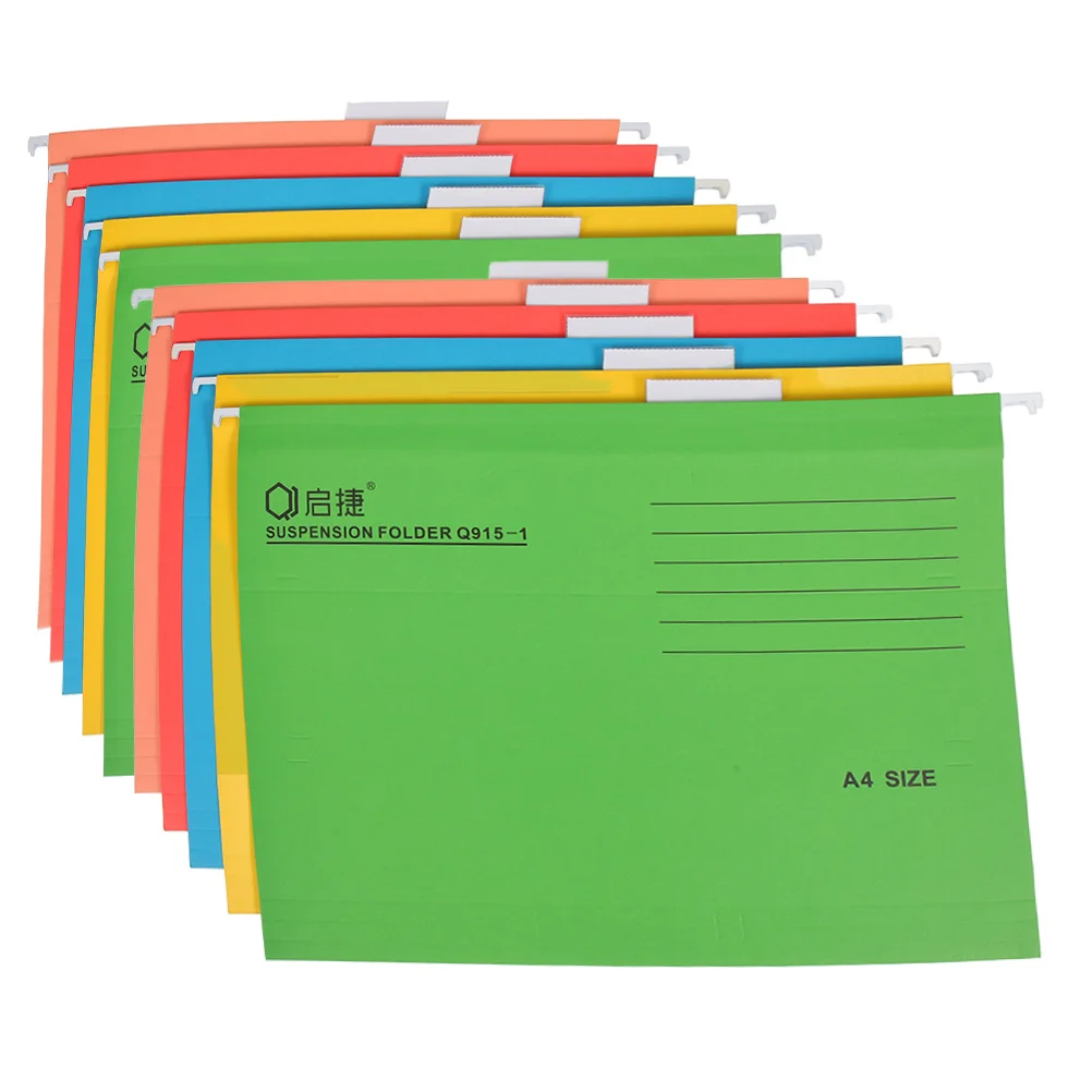 

10Pcs Storage Office File Folders Hanging Folder for Organizer Office Storage