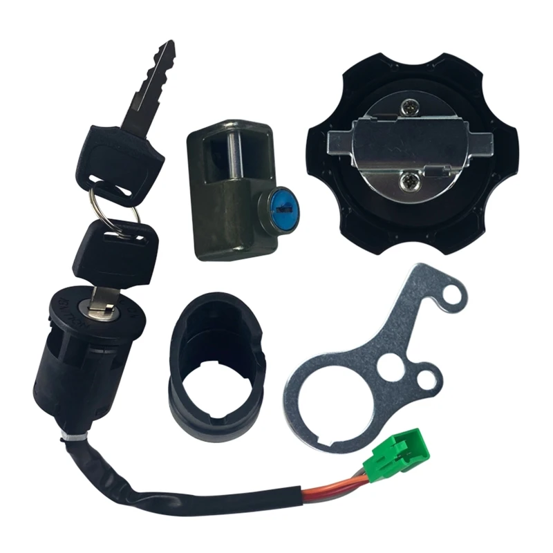 

Electrical Ignition Switch for SEAT Gas Cover Lock for KEY Set for DTZ400 Motorcycle Scooter Dirt Pit Bike ATV D7YA