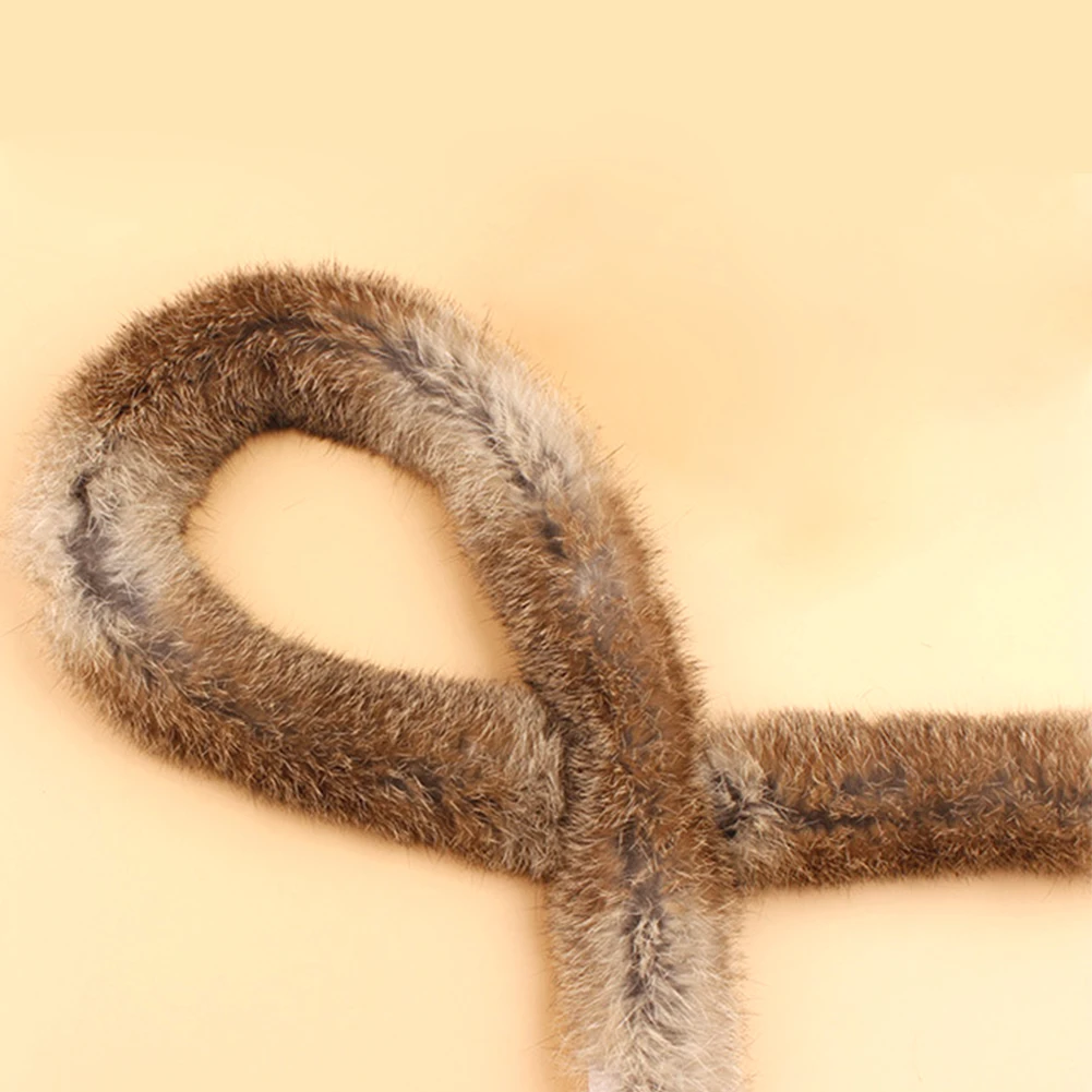 Искусственный пуховик из кроличьего меха |