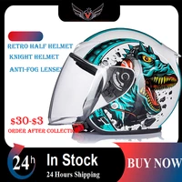 open face helmet moped helmets folding motor for womens mens casco electric vespa jet motorbike for bau moto atv adults visor