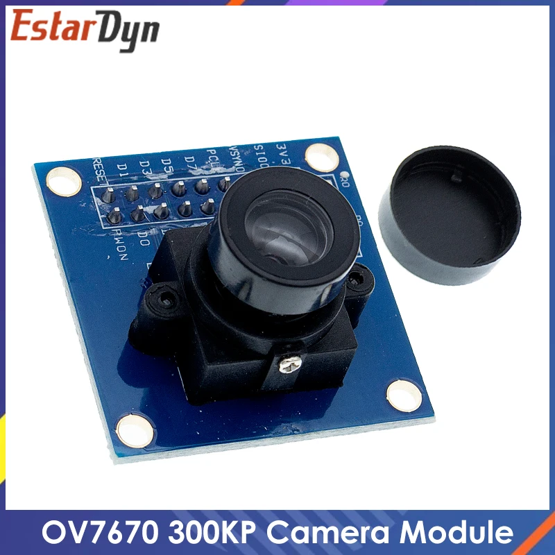 

OV7670 300KP Camera Module ModuleSupports VGA CIF Auto Exposure Control Display Active Size 640X480 For Arduino