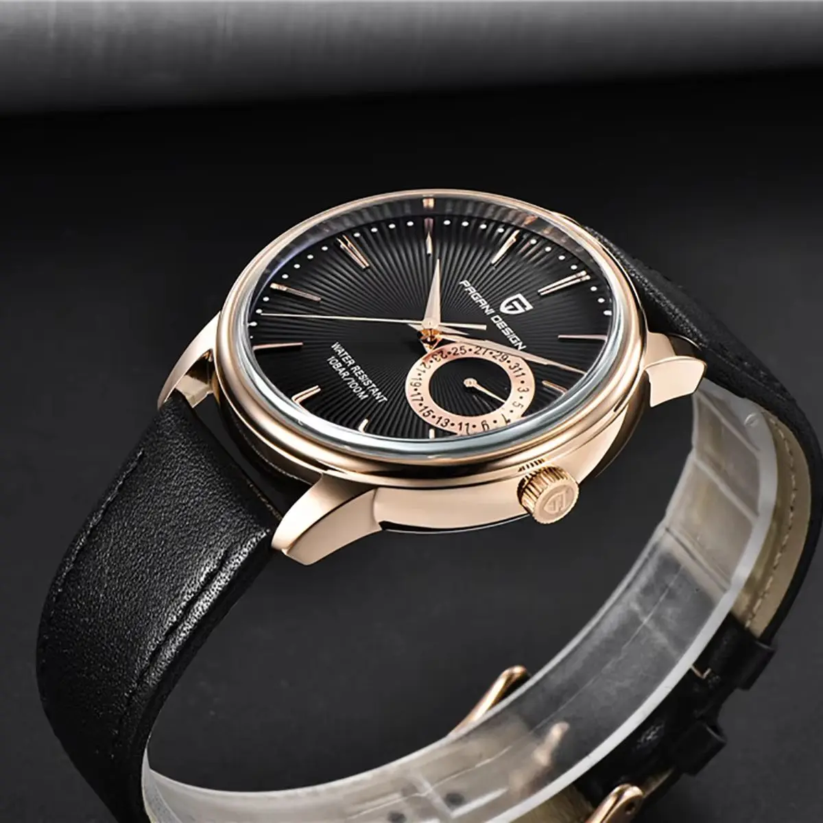 Pagani Design 40 мм Vh65 мужские кварцевые часы из сапфирового сплава водонепроницаемые