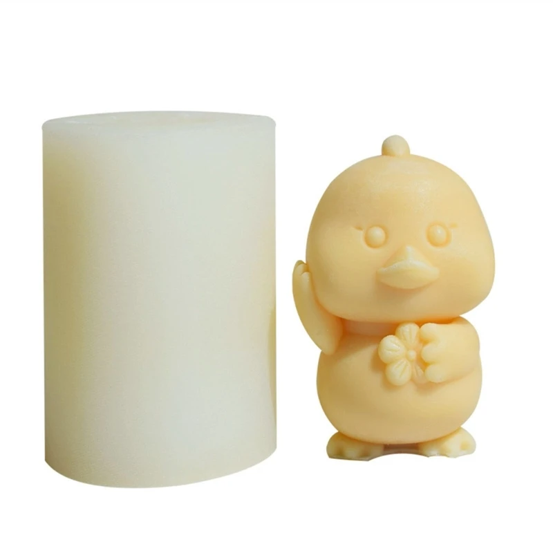 

Silicone Candle Mold 3D Salutes Duck Shape Soap Candle Making Fondant Mould DIY Unique Aromatherapys Molds Home Car