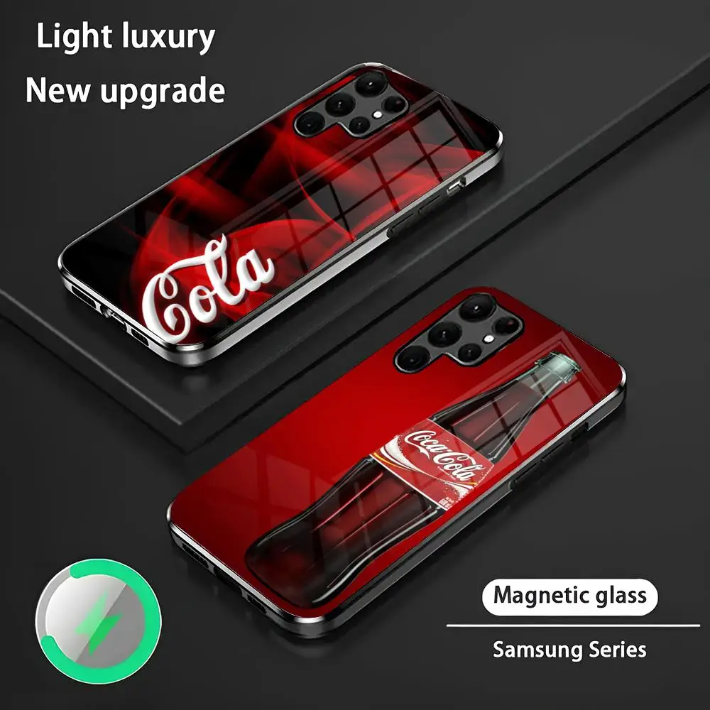 Чехол для телефона C-Cocaes C-Colas S24 Ultra чехлы Celulares Samsung S23 S22 S21 S20 Plus Note20 стекло