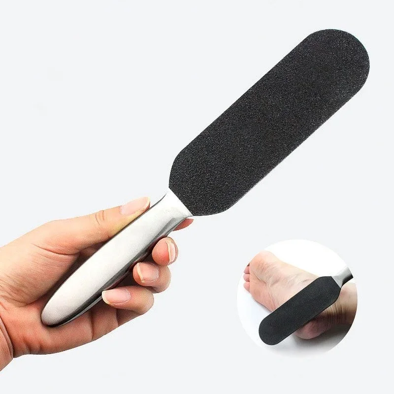 

Stainless steel foot file, double-sided replacement, sandpaper, water washing, exfoliation