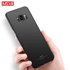 Для Samsung Galaxy S8 S9 Чехлы MSVII Тонкий чехол для Samsung S8 S9 Plus чехол для телефона Жесткий PC чехол для Samsung S 8 S 9 Plus Funda