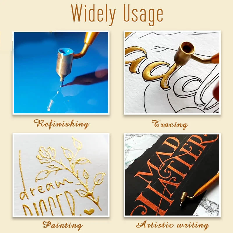 Точная Наклонная Ручка Для Рисования Тонких Линий. Подробная Информация О Жидкой