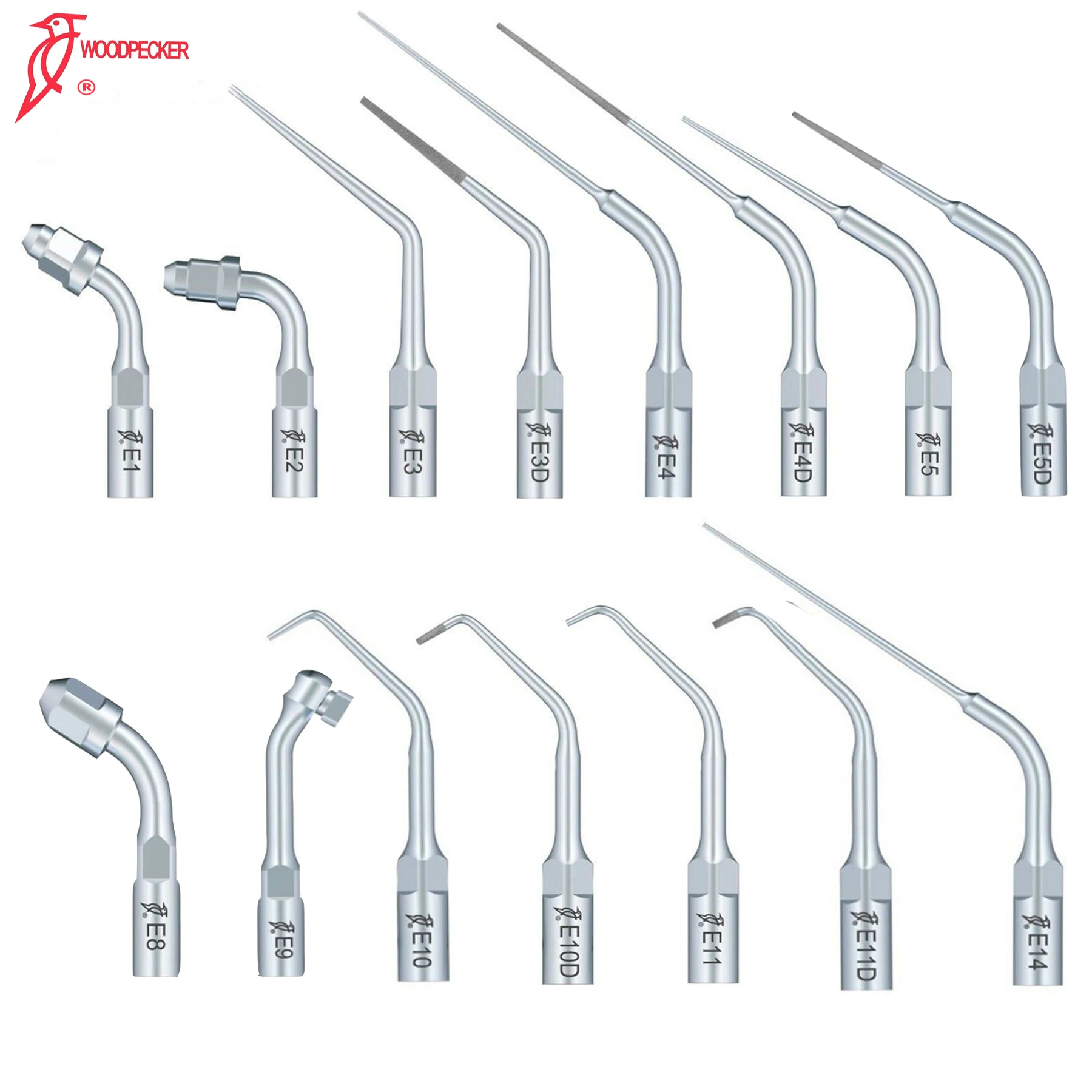 

Woodpecker Dental Ultrasonic Scaler Tips Scaling Periodontics Endodontics Endo Perio Scaling Tips Dentistry Accessories Fit EMS