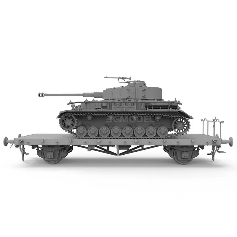 Бортовая модель Сборная в масштабе ранней Pz.Kpfw.IV Ausf.J Eaely/ Mid &amp Rail Way планшет Ommr