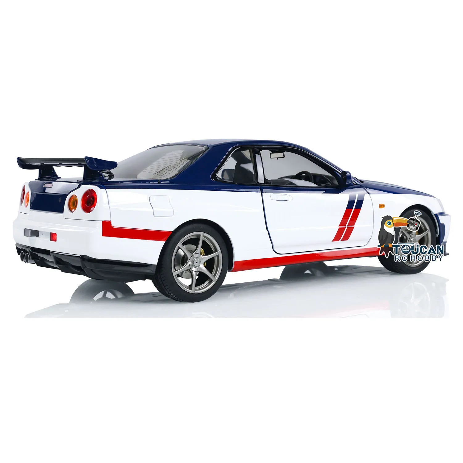 1/8 Capo R34 RC гоночный автомобиль металлический 4WD 4x4 высокоскоростной DIY RTR