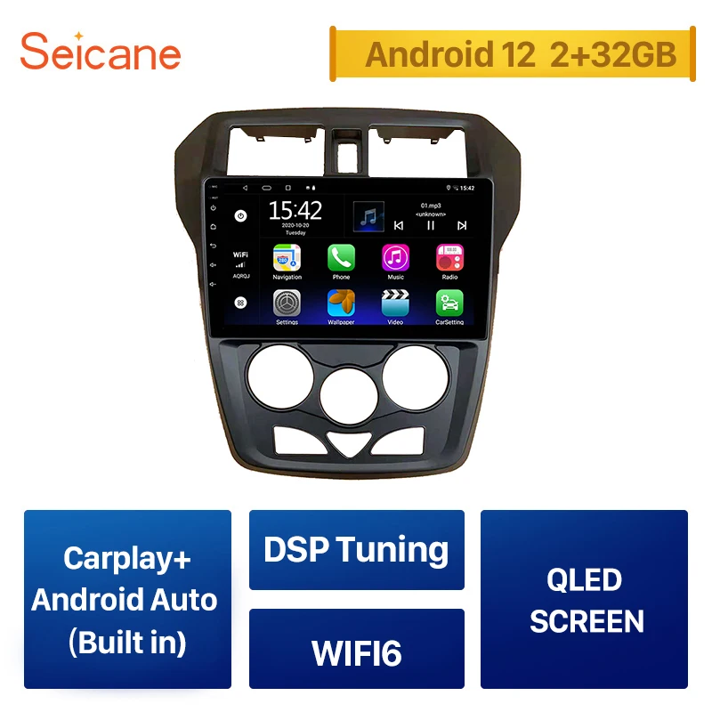 

Автомагнитола Seicane для 2016 KARRY YOYO q22, мультимедийный видеоплеер, навигация, стерео, GPS, Android 12 QLED DSP No 2din, 2 din, dvd