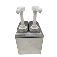 1l2 stainless steel restaurant catering 2 pump sauce good quality dispenser for sauce