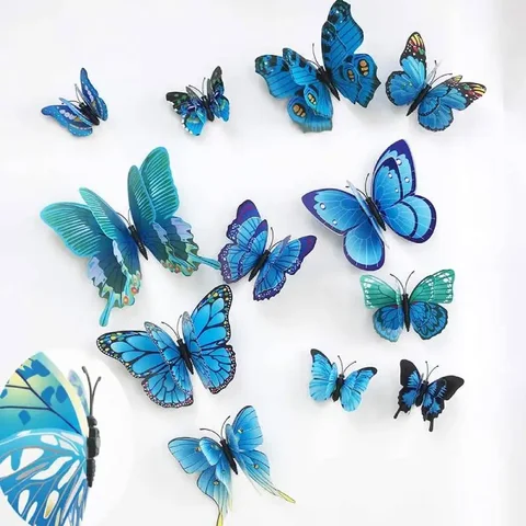 Наклейки Бабочки купить на стену — Декоративные и Интерьерные 3D стикеры
