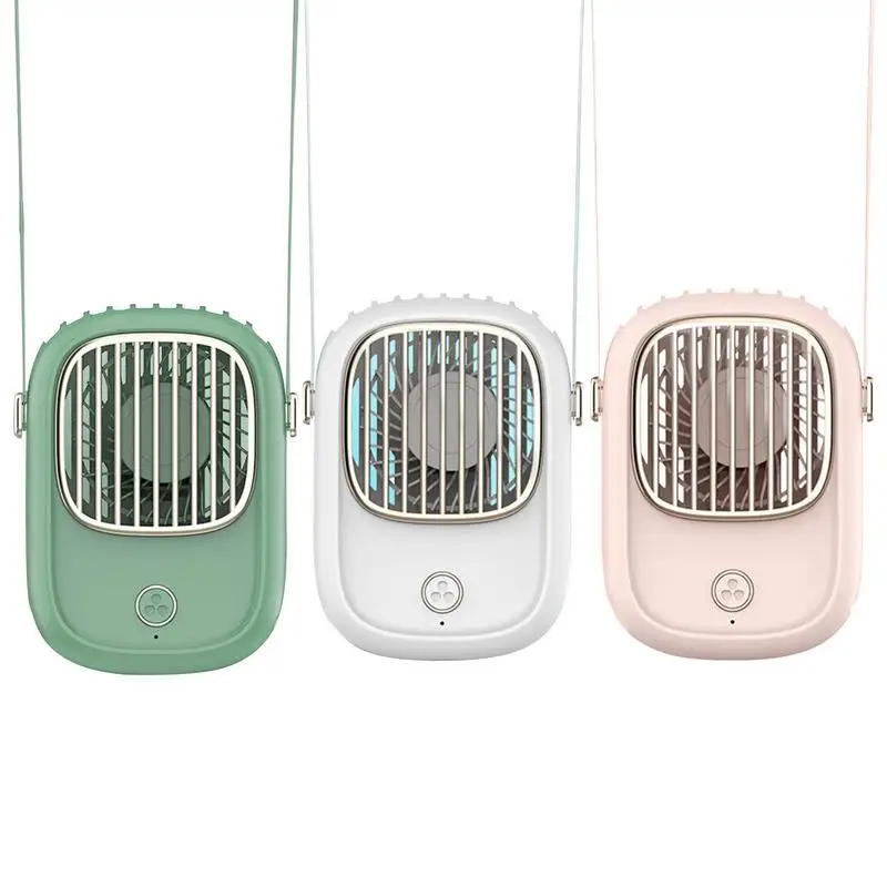 

Шейный вентилятор Lanyard, внешний портативный мини-вентилятор с USB-зарядкой, 3 скорости