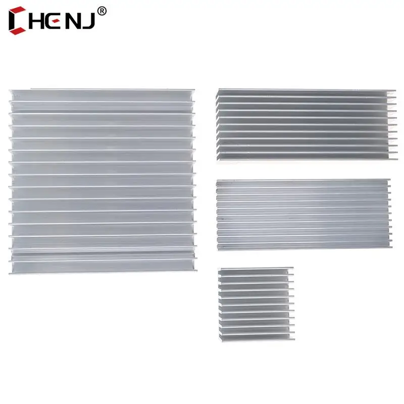 

1pc Extruded Aluminum Heatsink For High Power LED IC Chip Cooler Radiator Heat Sink Drop Ship 4 Sizes