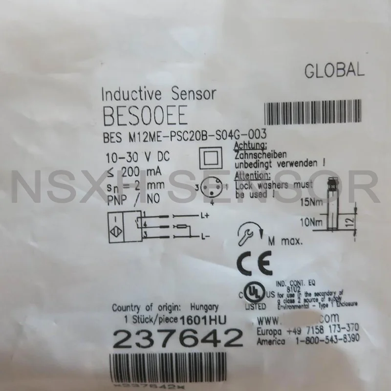 M12ME-PSC20B-S04G-003 M12ME-NSC20B-S04G-003 новый высококачественный датчик переключателя