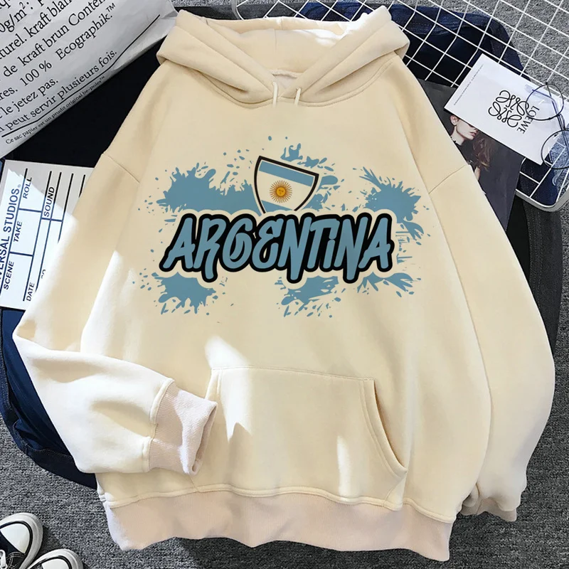 

Argentina hoodies female Korea harajuku 2022 women hoody Korea streetwear
