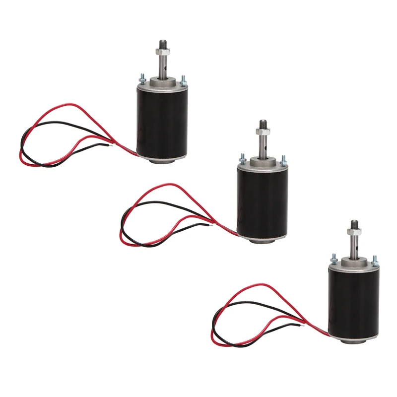 

3X Xd-3420 30W High Speed Cw/Ccw Permanent Magnet Dc Motor For DIY Generator(Dc 24V 6000Rpm)