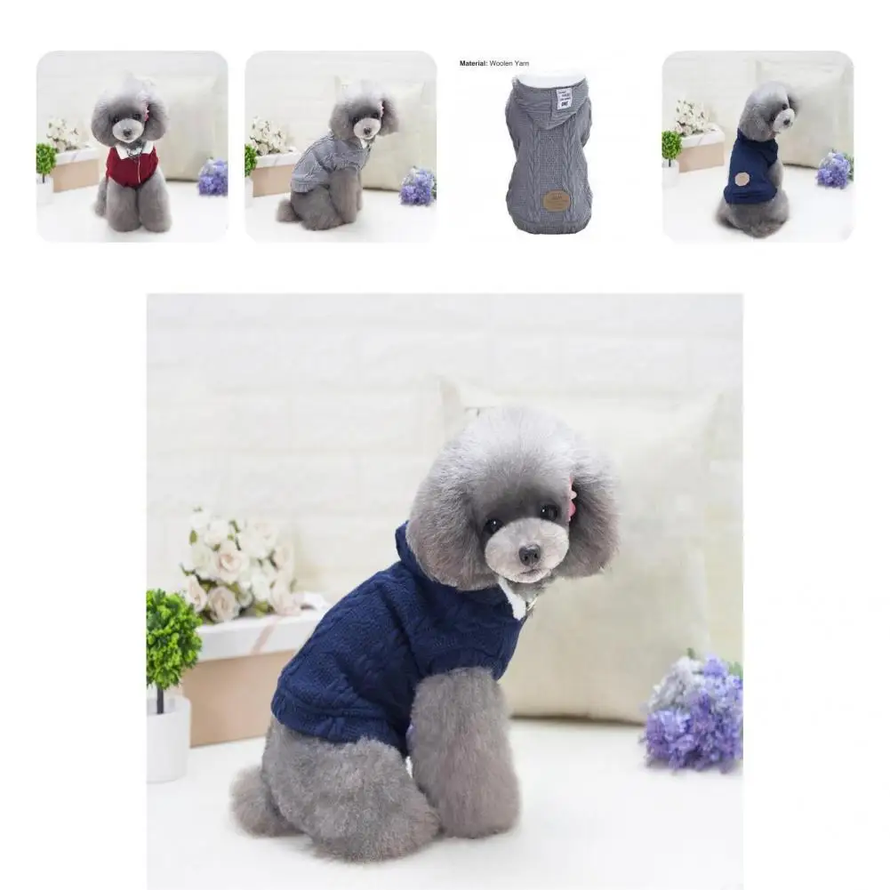 

Pullover Universal Woolly Soft Dog T Shirt Jacke Thickening Pet Winter Clothes Casual for Home Wear