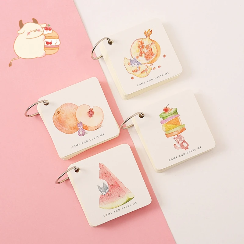 

4 шт., маленькие заготовки для записей с железным зажимом