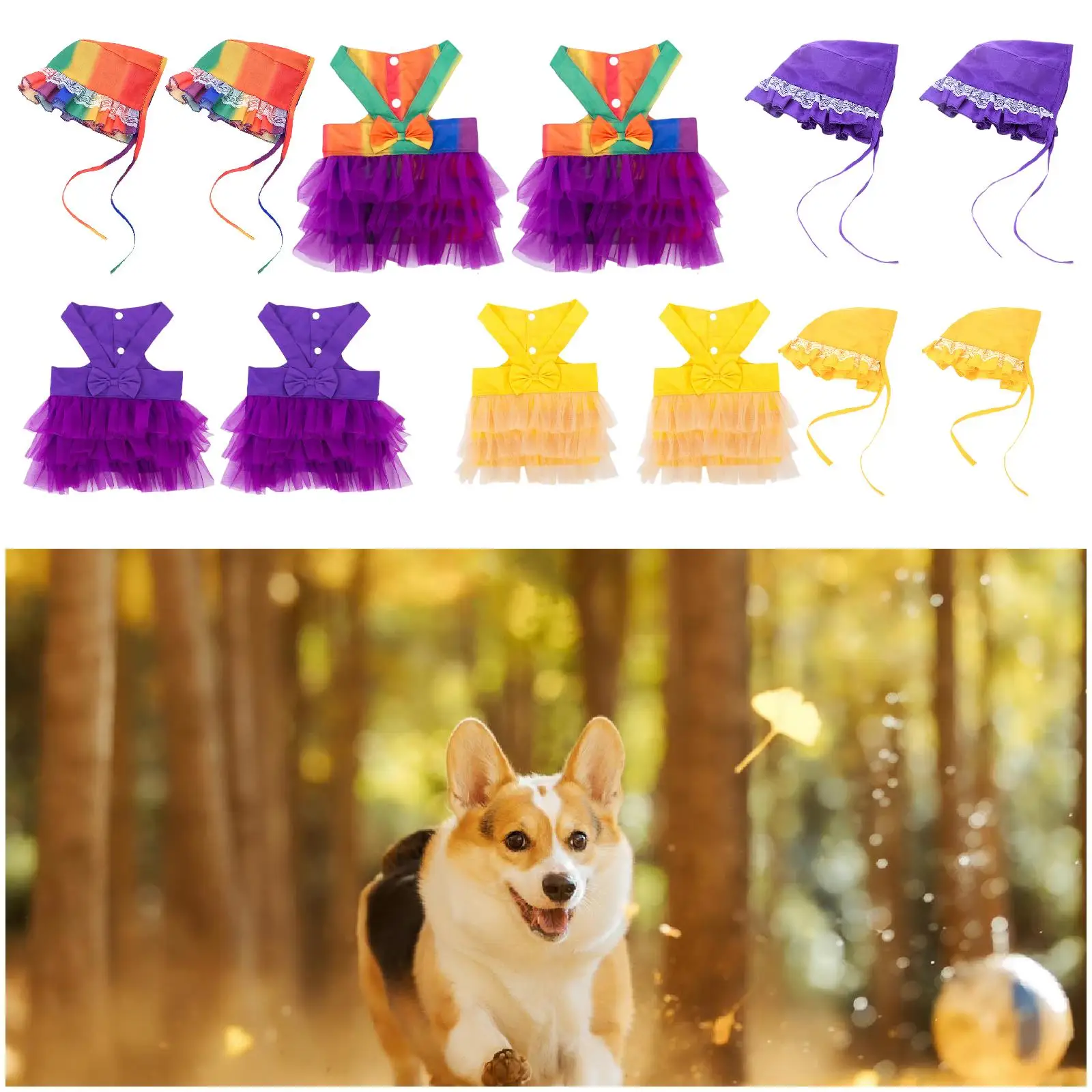 2 шт. Солнцезащитная шляпа для щенков