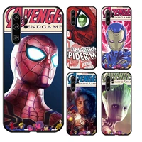 avengers marvely phone cases for huawei honor p20 p20 lite p20 pro p30 lite huawei honor p30 p30 pro carcasa soft tpu