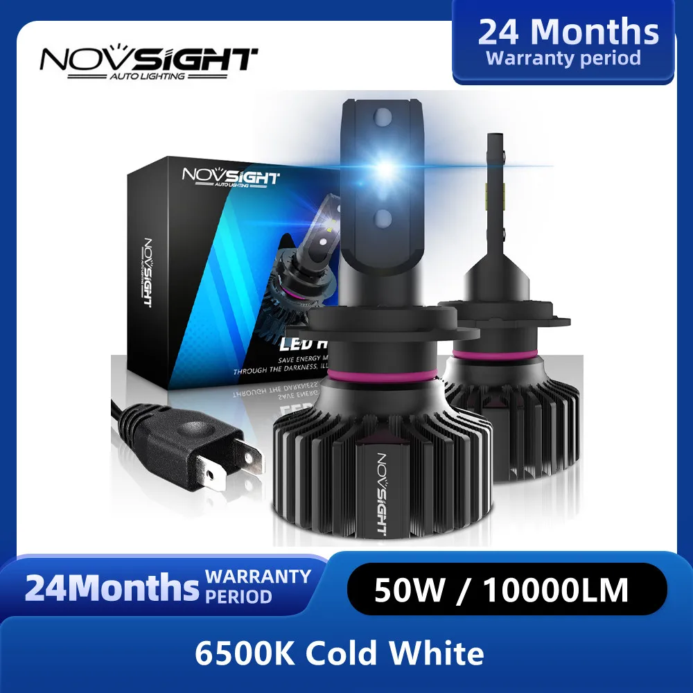 

Novsight H4 LED Headlight For Car H7 LED H1 H11 9005 HB3 9006 HB4 6500K 10000LM 50W 12V LED Auto Headlamp Fog Light Bulbs