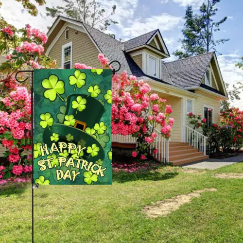 Садовый флаг Anley Premium Happy St. Patrick's Day, двусторонний, 18 x 12,5 дюймов, ZZU WWL IIC (art.: 3920da0bcd39a) - 3920da0bcd39a