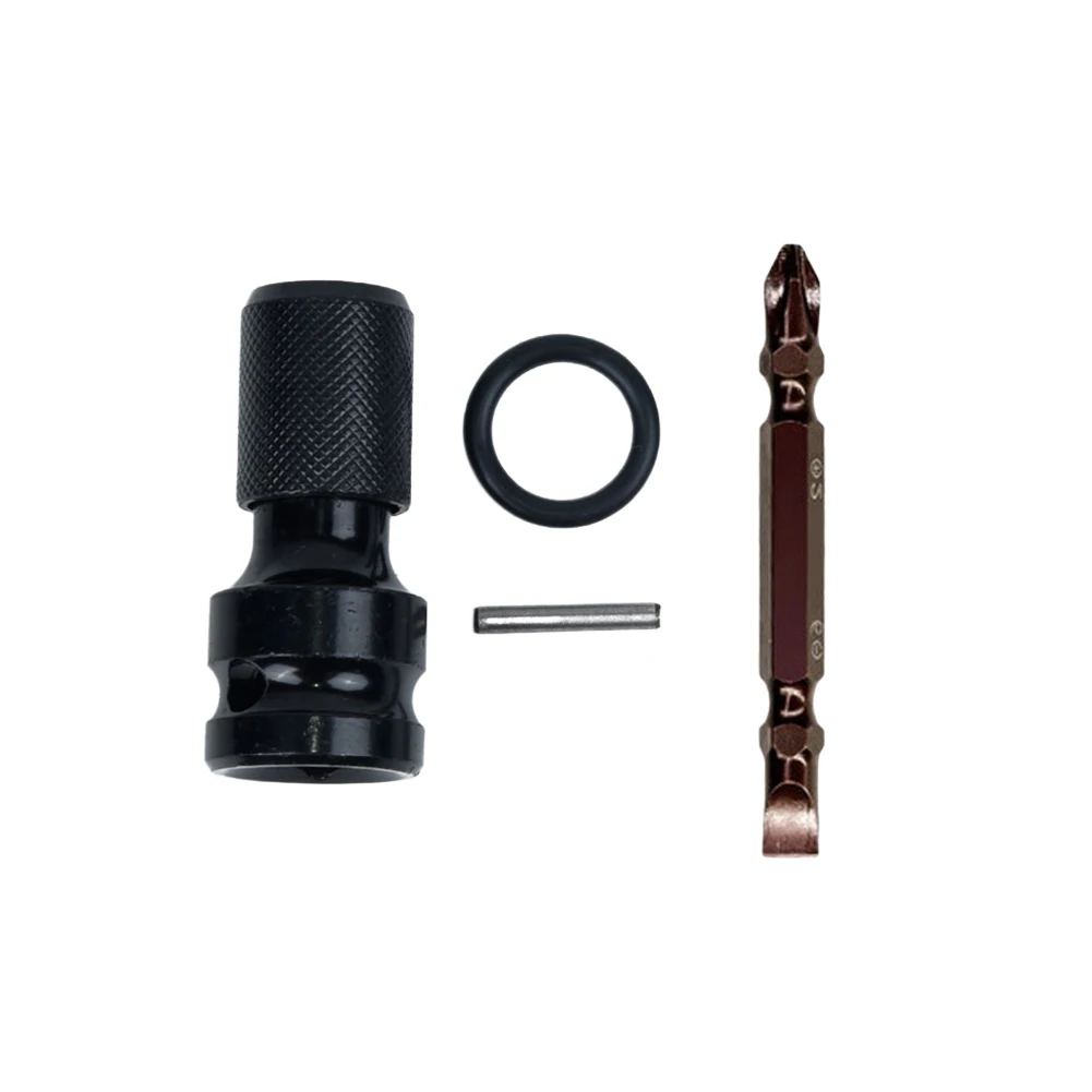 

4pcs/set Hex Ratchet Socket Adapter 1/2 Square Drive To 1/4 Hex Shank Socket Converter Adapter With PH2 SL Screwdriver Bit