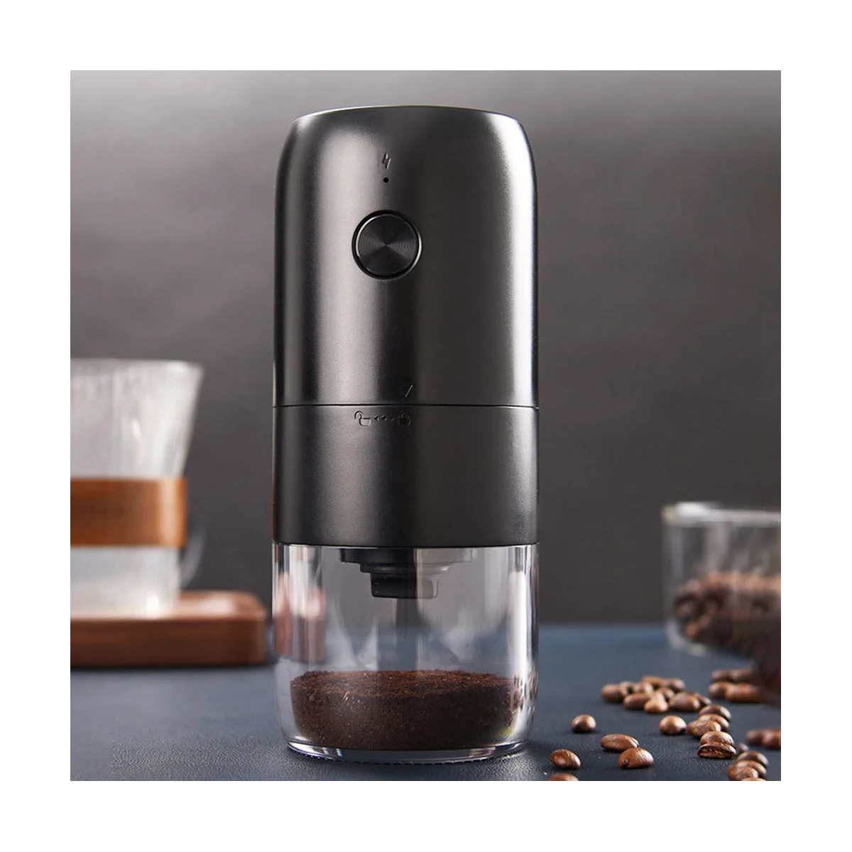 

Portable Coffee Grinder Electric USB Rechargeable Home Outdoor Blenders Profession Adjustable Coffee Beans Grinding