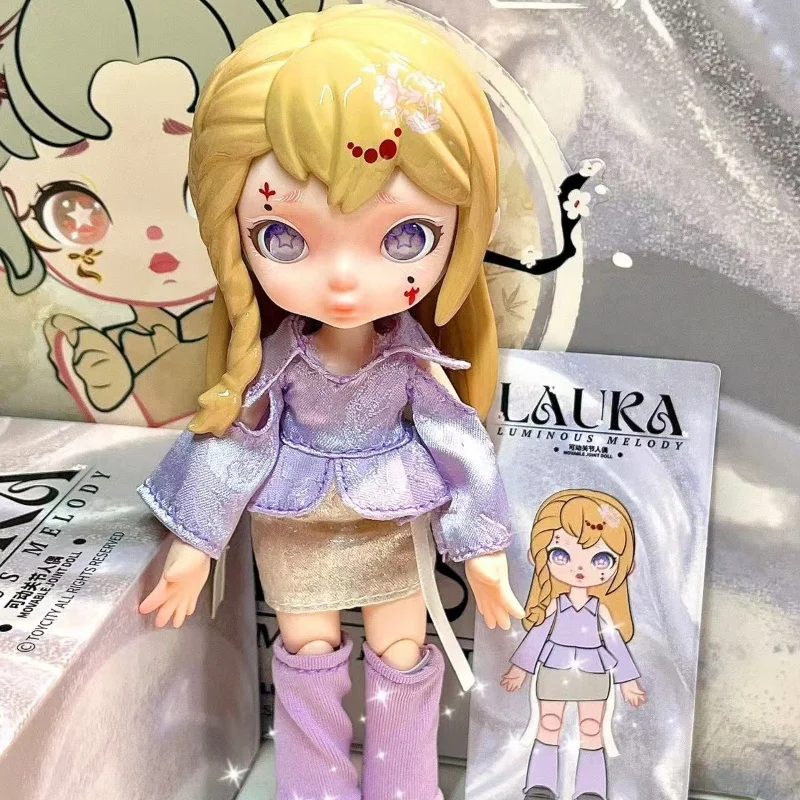 Лидер продаж, новый продукт Laura, плавающий свет, парча, цветная глухая коробка, подвижная Mjd12, разделенная кукла, фигурка, украшение, модная игрушка (art.: 3920d23daebcf) - 3920d23daebcf