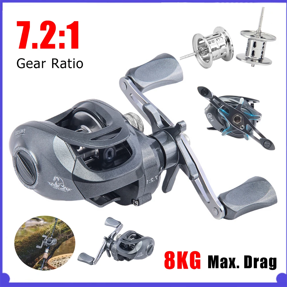 

Ultralight Fishing Reel Spinning Reel Saltwater Magnetic Metal Spool Brake Carp Casting Wheel Vessel Bait Outdoor Accessories