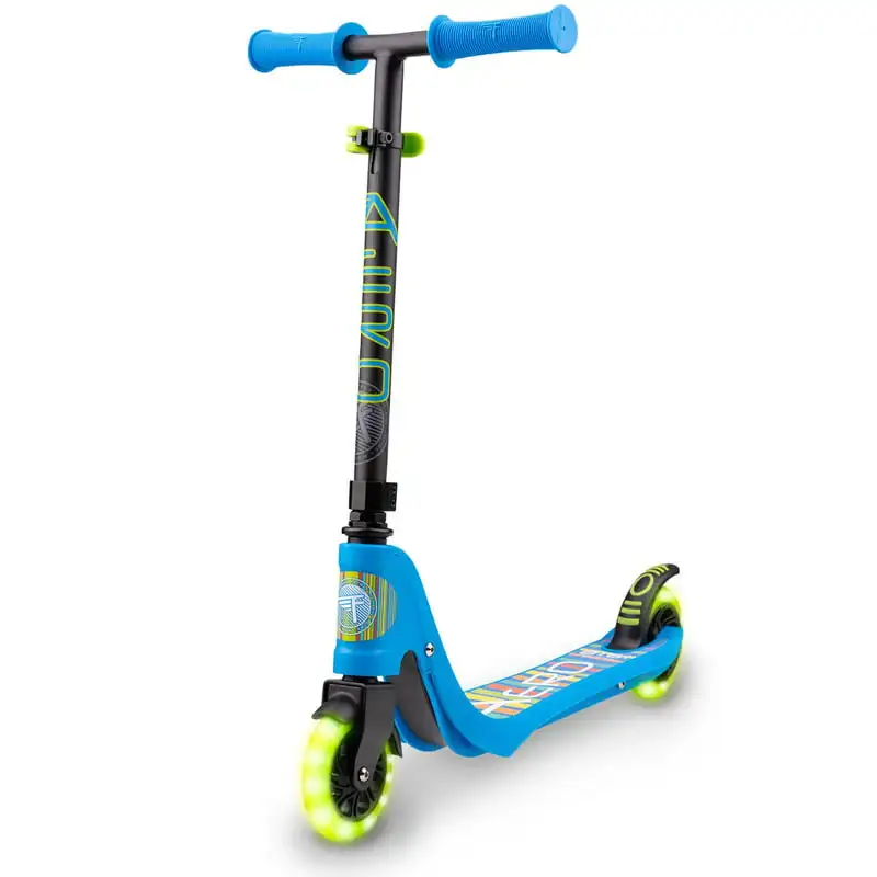 

Kick Scooter for Boys & Girls, Pro Design with 2 LED Wheels, Adjustable Handles, Blue