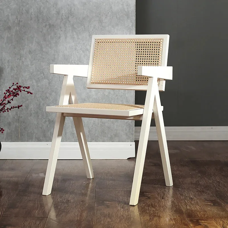 Деревянный стул для гостиной минималистичный дизайн туалетный столик