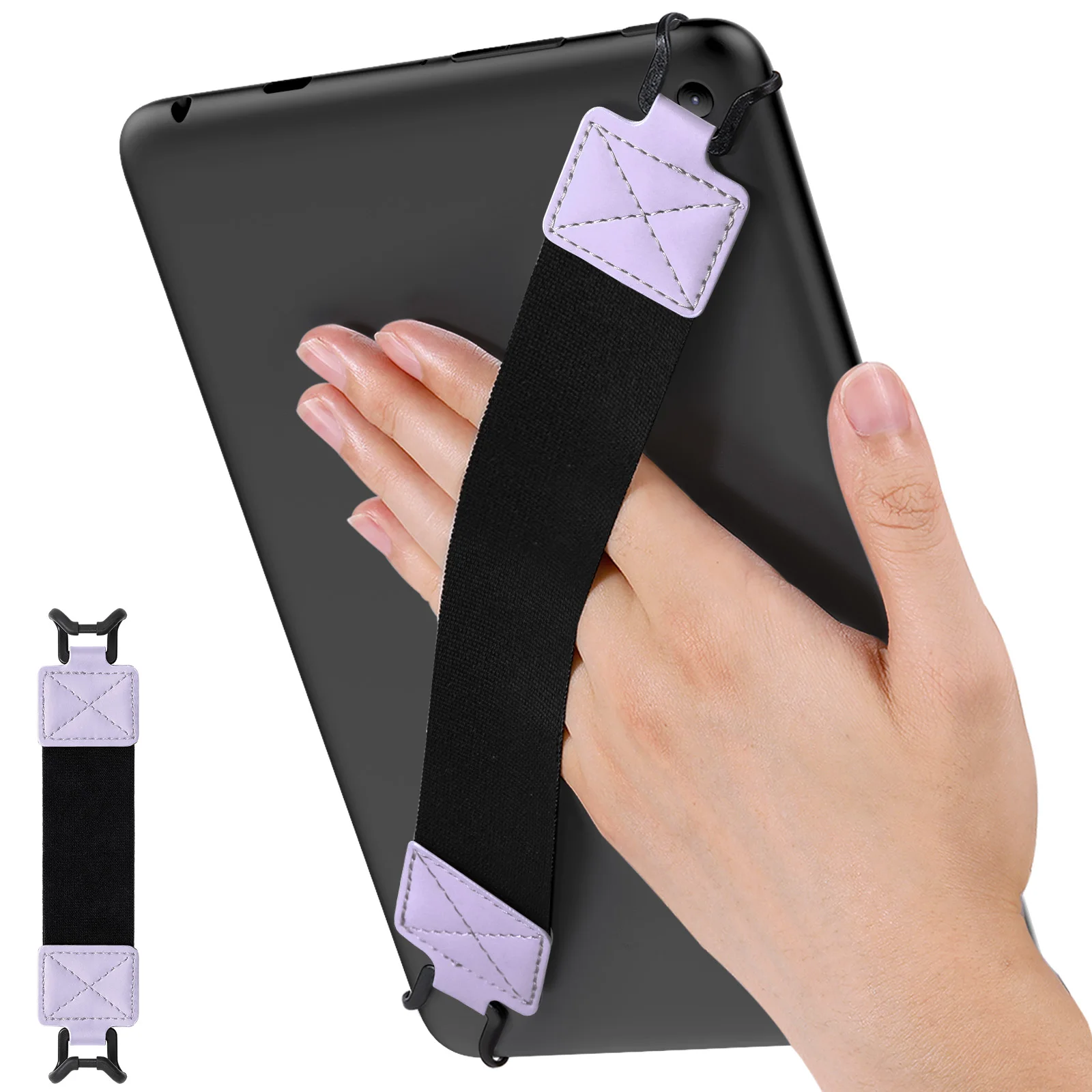 Фото Ремешок на руку для 9-дюймового планшета iPad/iPad Pro/iPad Air/Kindle Fire HD/Samsung Высокоэластичный ремешок на руку Держатель для ручки на палец №1